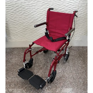 康復 背包式旅行輪椅 可收折 附袋子（座寬16”）超輕量 鋁合金 輪椅 安愛A&I  符合長照身障補助 輪椅B+附加A #3