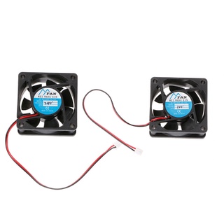 Blg 60x60x25mm CPU 冷卻風扇 12V 24V 2pin 靜音冷卻風扇 CPU 冷卻器機箱散熱器適用於臺