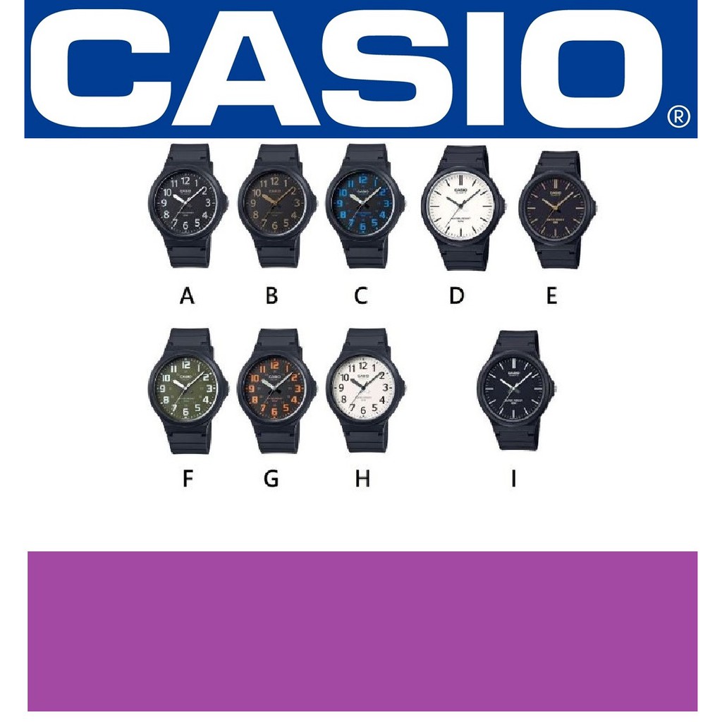 【天龜】CASIO手錶 大錶徑4CM潮流指針錶石英錶MW-240III