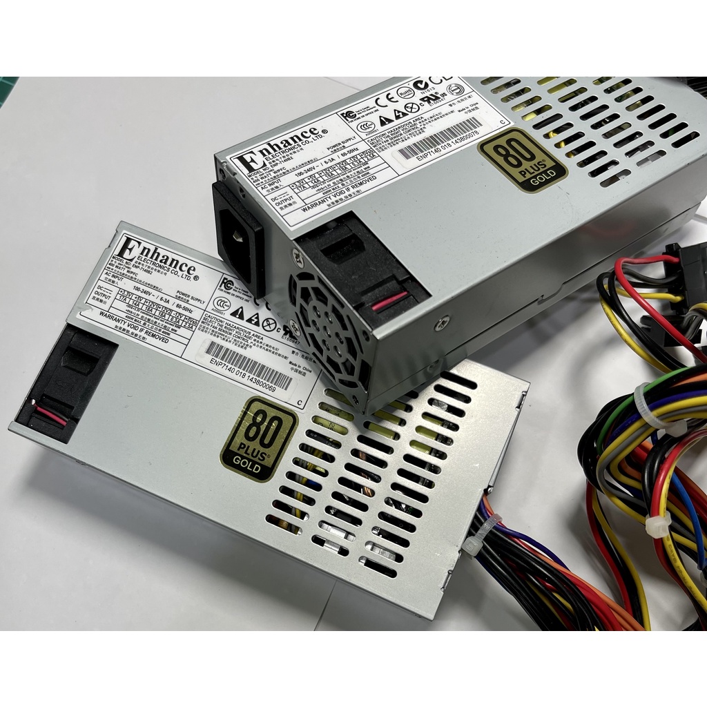 【全新庫存品】Enhance 益衡 400W 80+ 金牌 1U 工控 電源供應器 型號： ENP-7140B2