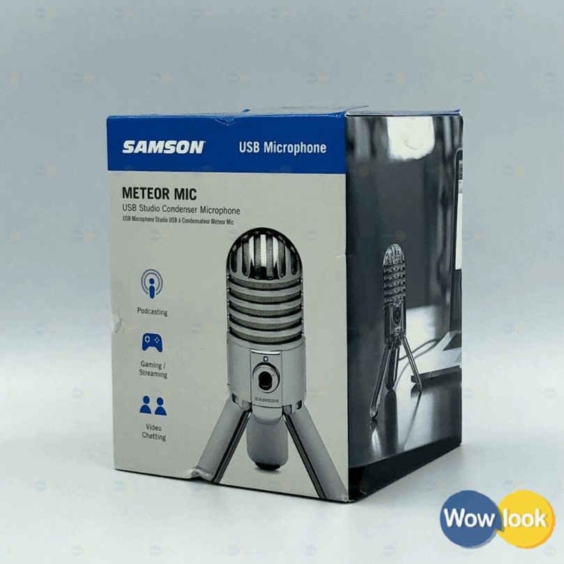 全新Samson Meteor Mic USB麥克風｜心型指向25mm震膜立體聲監聽｜保１個月【Wowlook】 | 蝦皮購物