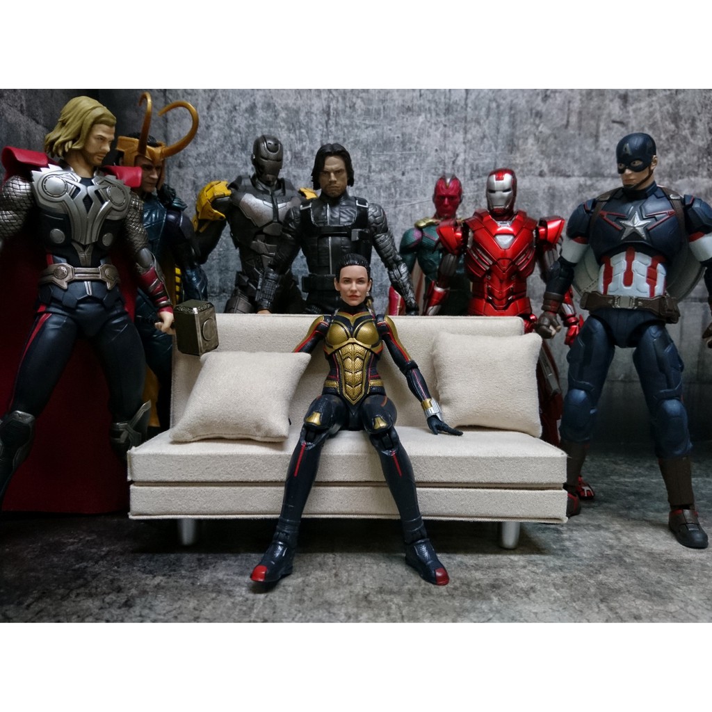 庫】 全新 comicave 鋼鐵人 沙發 1/12 6吋 Marvel legends Shf Figma 皆可適用