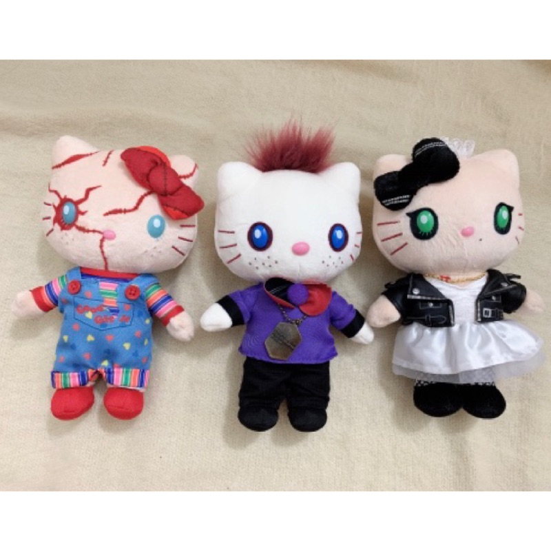 《現貨》日本環球影城🇯🇵 2019 萬聖節限定 Hello Kitty 恰吉一家人娃娃 （一組3入）