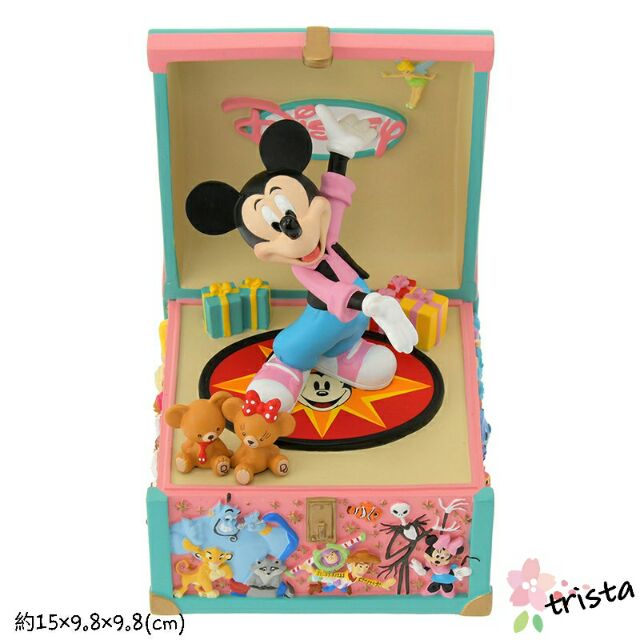 日本 迪士尼 商店 25週年 米奇 mickey 大學熊 unibearsity 音樂盒