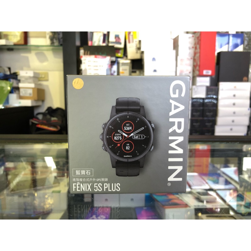 「遼寧236」GARMIN FENIX 5S PLUS 黑色 「行動支付/音樂/複合式腕錶」
