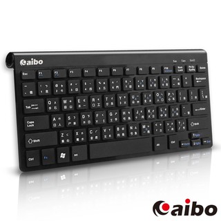 AIBO LY-ENKB06 USB 超薄迷你巧克力鍵盤 黑色
