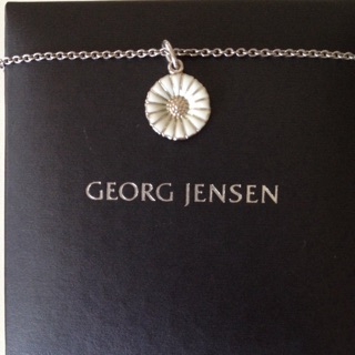 Georg Jensen 白色小雛菊Daisy 系列項鍊