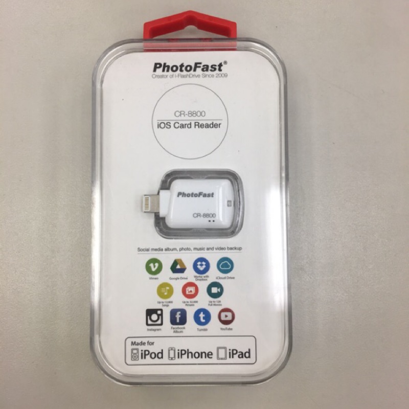 PhotoFast 蘋果microSD讀卡機 CR-8800