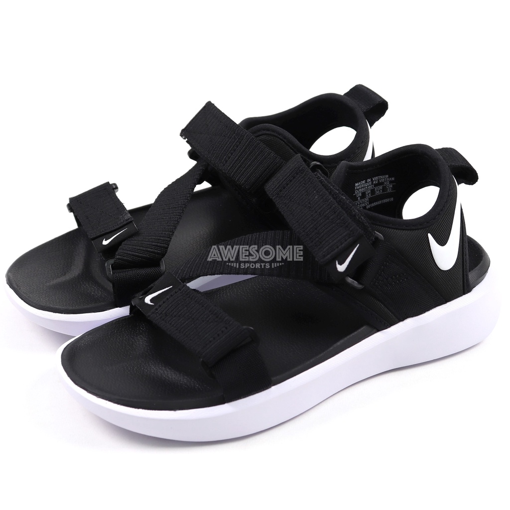 [歐鉉]W NIKE VISTA SANDAL 黑色 魔鬼氈 涼鞋 涼拖鞋 女鞋 DJ6607-001