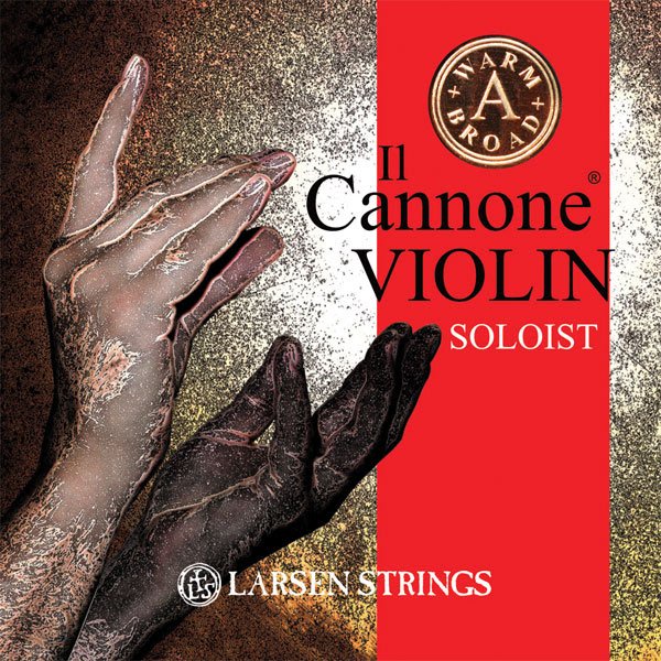 【張桀瑋小提琴】丹麥 Larsen Ii Cannone soloist warm&amp;broad 加農大砲小提琴套弦4/4