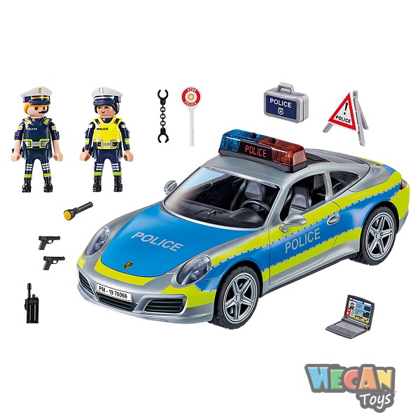 保時捷 911Carrera 4S警察 Porsche (playmobil摩比人) 70066