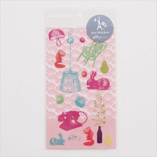 Mark's Art Sticker 藝術裝飾貼紙 兔子 LZC-ST1-PK - Goodfind找推薦、比價格