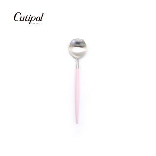 葡萄牙Cutipol GOA系列 粉紅柄霧面不銹鋼-12cm咖啡匙