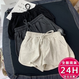 【梨卡】隔日到貨【有口袋】女裝 短褲 棉短褲 運動褲 慢跑褲 居家 休閒褲 寬鬆短褲 BR1395【現貨24H】