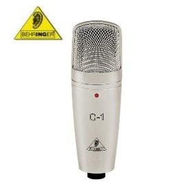 亞洲樂器 德國百靈達 BEHRINGER C-1 C1 電容式麥克風 適用錄音、廣播收聲、樂器錄音、樂團錄唱、幻象電源、