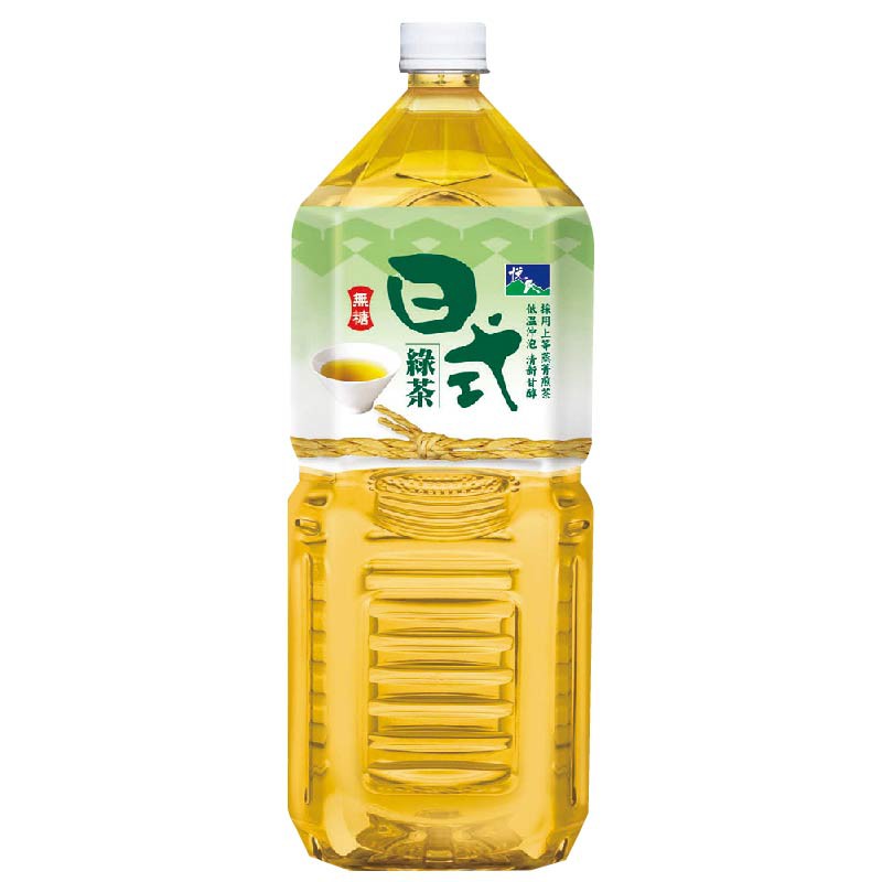 悅氏日式綠茶無糖Pet - 2000ml