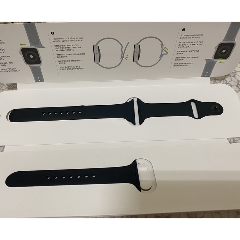 二手 Apple Watch 原廠 運動 錶帶 黑 42/44mm