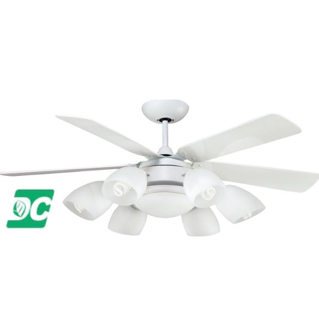 吊扇60吋白dc吊扇直流變頻吊扇燈6 1 夜燈 遙控台灣製造 蝦皮購物