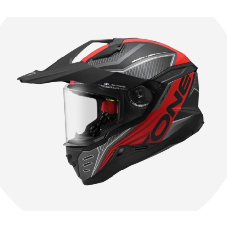 ASTONE-MX800 BF7 消光黑 / 紅色  複合式全罩 越野型 多功能安全帽  全罩式安全帽 享贈品