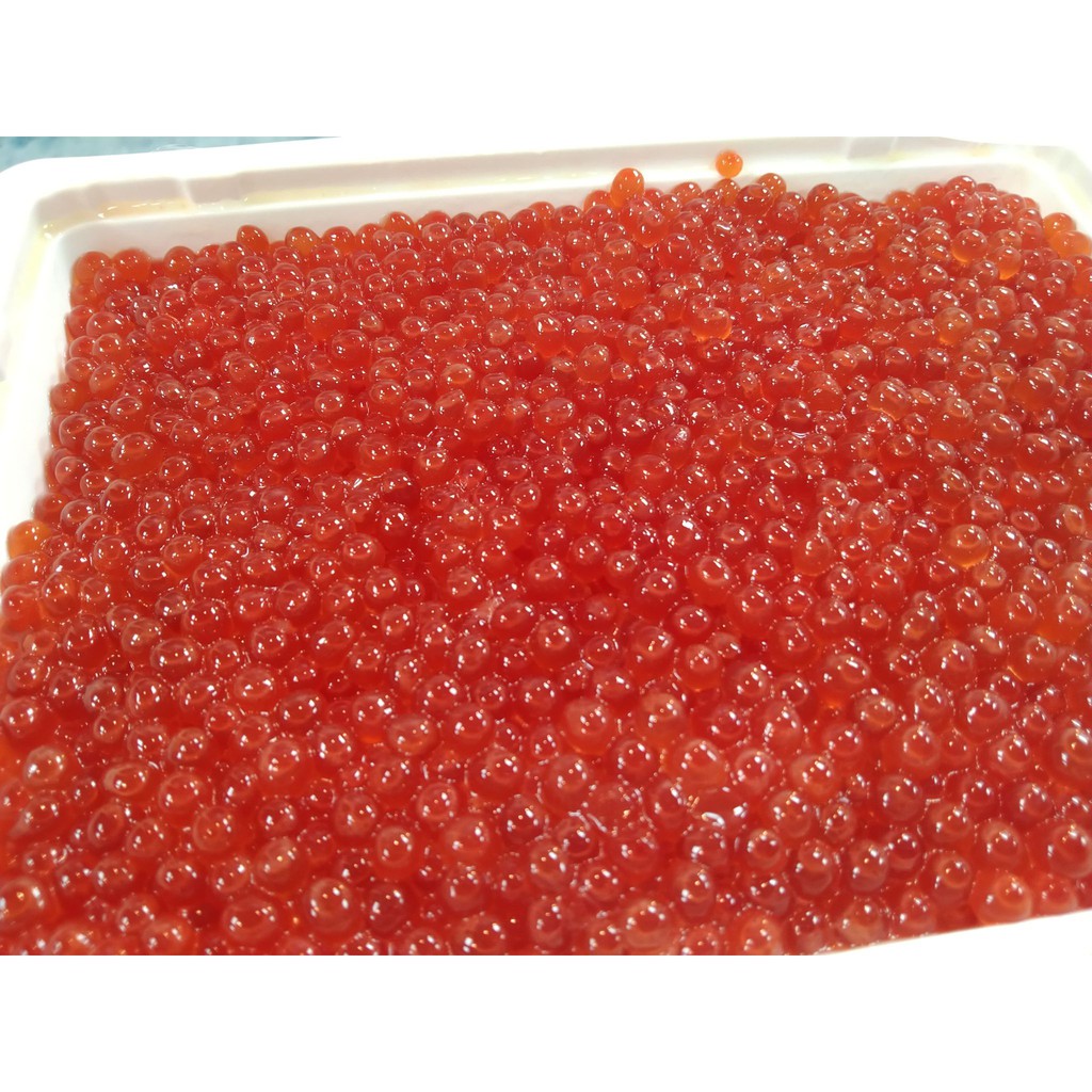 鮭魚卵 日本進口 醬油漬鱒魚卵 醬油漬鮭魚卵 500g  青森縣 生食鮭魚卵 生食 醬漬