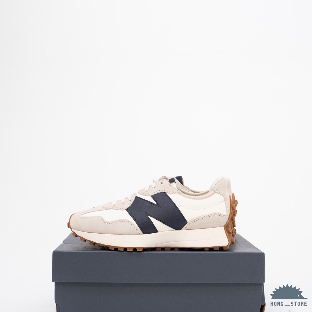 【 Hong__Store 】New Balance WS327KB 327KB 327 麂皮 皮革 焦糖底 深藍 藍