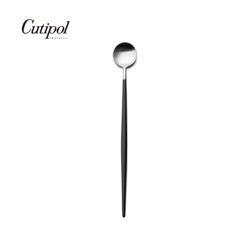 葡萄牙Cutipol GOA系列 黑柄霧面不銹鋼-21cm攪拌匙