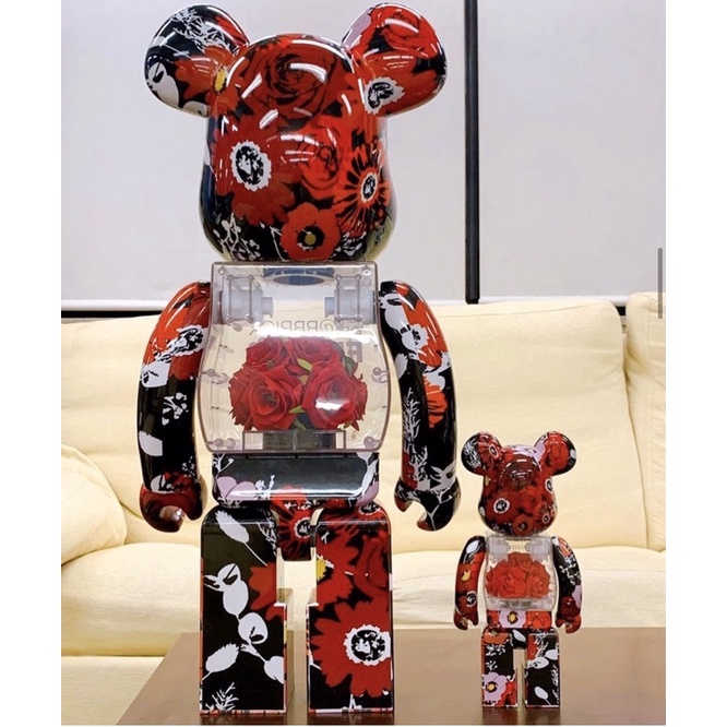BE@RBRICK FLOR@ 400％ ベアブリック フローラ Medicom Toy BE@RBRICK - Flor@ 400% Bearbrick Flora Bear