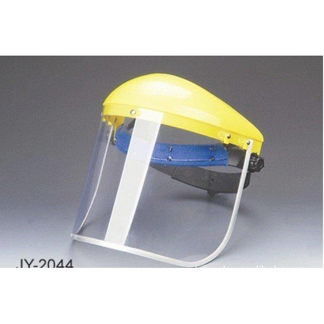 大魔王-透明防護面具 安全割草帽 面部保護罩 安全防護面罩 透明面帽 帶鋁框 防刮手