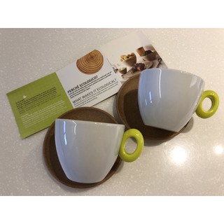 （義大利🇮🇹產，全新）下午茶 ECO咖啡杯盤組（4入1組）