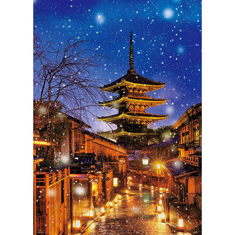 海報龍拼圖日本進口拼圖66 152 600片拼圖京都下雪的法觀寺八坂之塔 蝦皮購物