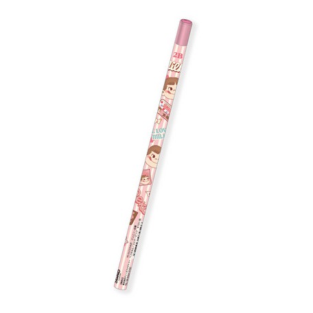 日本製 鉛筆 不二家 5入 牛奶妹 珠寶鉛筆 文具 筆 兒童 寫字 學生 辦公 考試 Peko 正版 J00015243