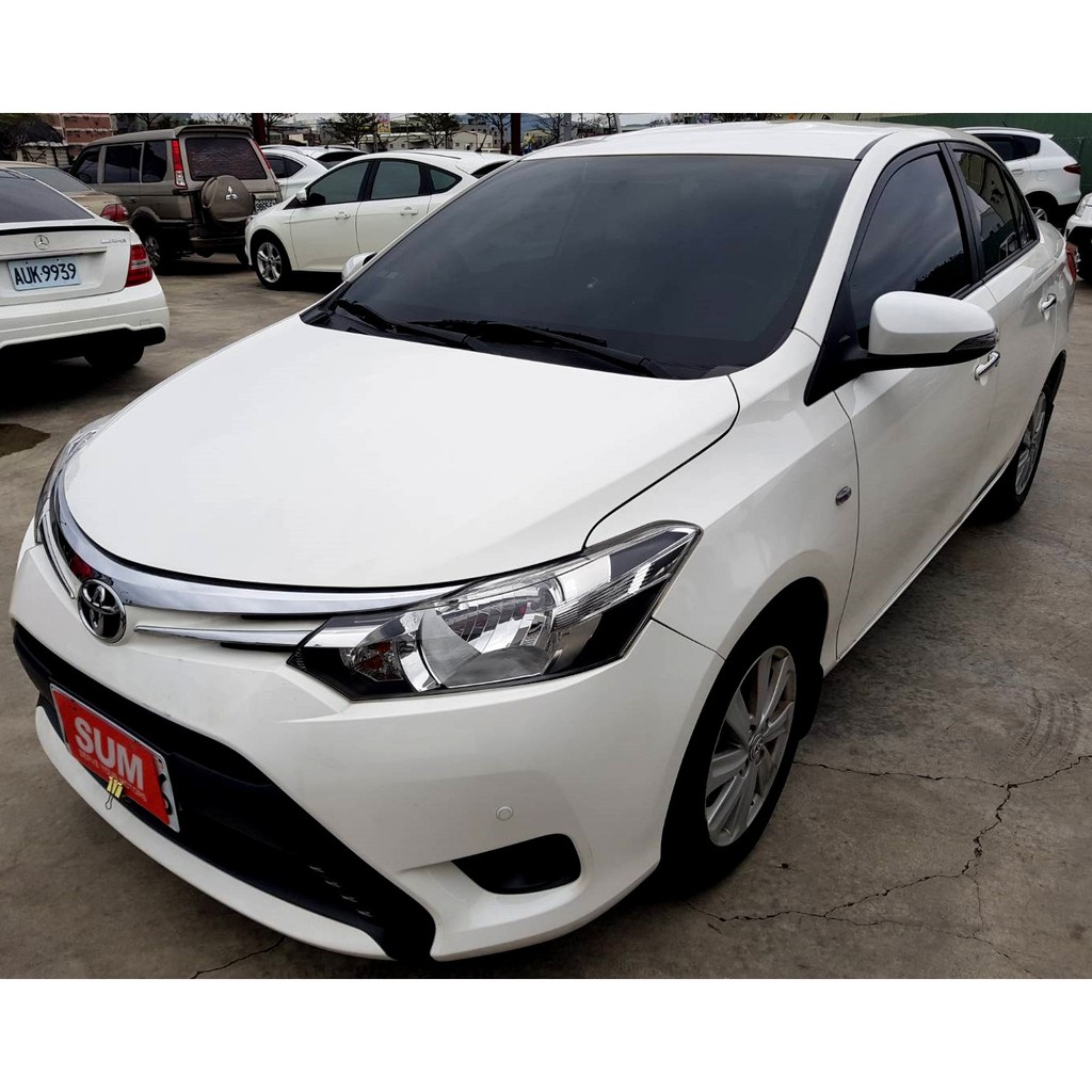 中古車15年式toyota Vios 1 5 白一手媽媽用車全車如新 有影音跟前後雷達 蝦皮購物