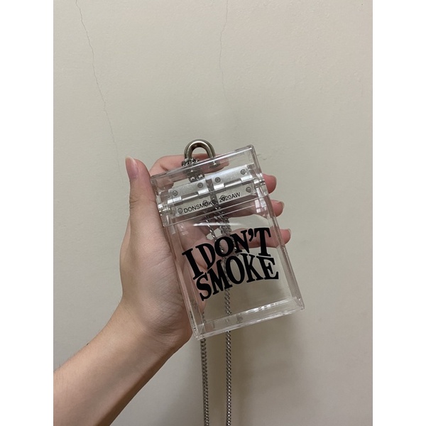 二手 I don’t smoke 透明菸盒