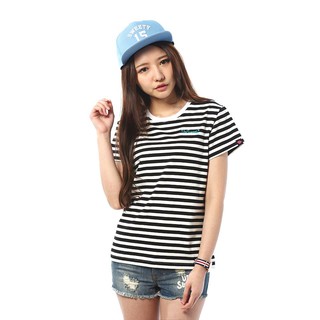 UP Sweety 16SS 草寫LOGO條紋短TEE CURSIVE LOGO / STRIPE TEE