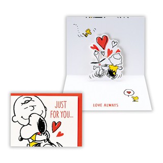【莫莫日貨】hallmark 日本原裝進口 正版 Snoopy 史努比 多用途 立體卡片 感謝卡 生日卡 15175
