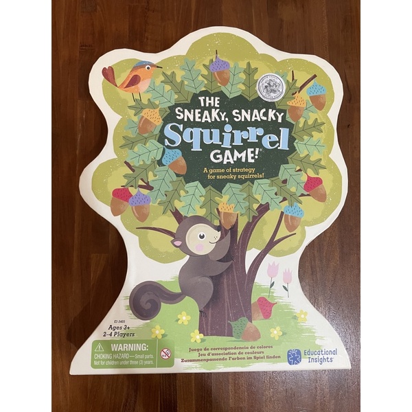 美國兒童益智桌遊 The sneaky snacky squirrel game 小松鼠橡果爭奪戰