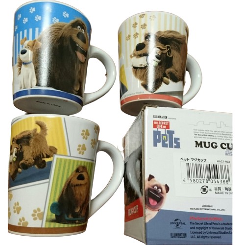 ❄挖挖寶☸️日本 PETS MUG 寵物當家 陶瓷 馬克杯 陶器 杯子 水杯 麥斯 公爵 雪球 對杯 咖啡杯 茶杯 保溫