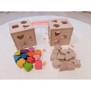 DreamDay韓系童物✨積木玩具🌈盒子形狀配對玩具