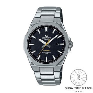 CASIO EDIFICE 卡西歐 輕薄八角錶殼 不鏽鋼賽車腕錶 - 銀x黑麵 (EFR-S108D-1A) [秀時堂]