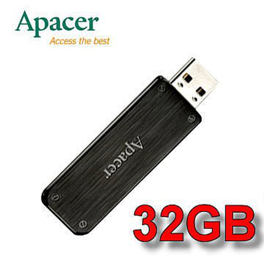 全新 Apacer 宇瞻 AH325 32G 32GB 墨客碟 禪 高速 隨身碟 加密 終身保固 台灣製造