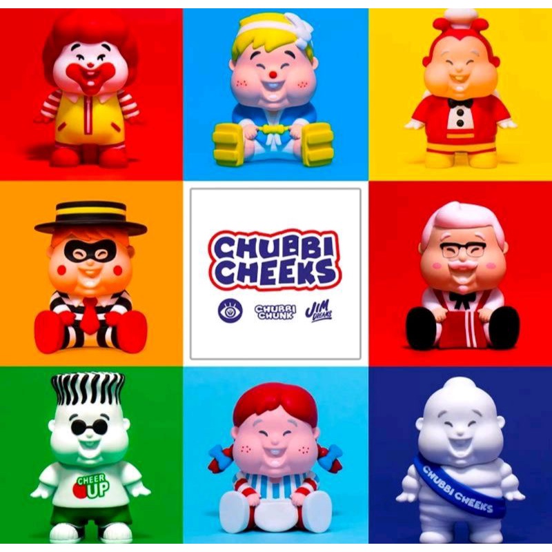 ［現貨/快速出貨］單售 Unbox Chubbi Cheeks Family 小胖子系列 盲盒  玩具 盒抽 盒玩 公仔