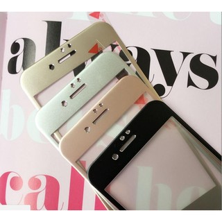 現貨=出清50元】iphone6/6splus 鋼化玻璃膜 全屏鈦鋁合金膜(超防摔)+玻璃亮膜 內有送酒精擦布+盒裝