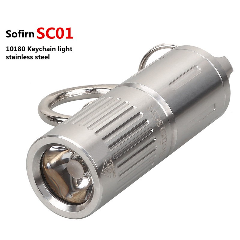 Sofirn SC01 USB 可充電 10180 迷你手電筒超亮 330 流明 SST20 LED 鑰匙扣手電筒 CR