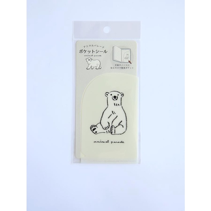 日本RYU-RYU手帳口袋貼紙/ 動物遊行/ 北極熊eslite誠品| 蝦皮購物