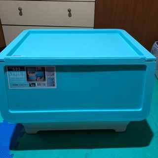 Keyway 前開式65L整理箱（藍）LV800-1 收納箱 衣櫃