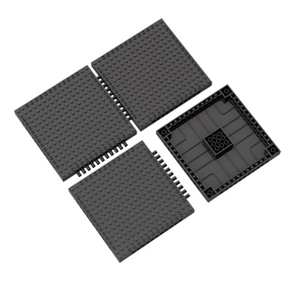 16x16 積木配件 65803 板磚厚黑色 6302092 像素繪畫連接底座