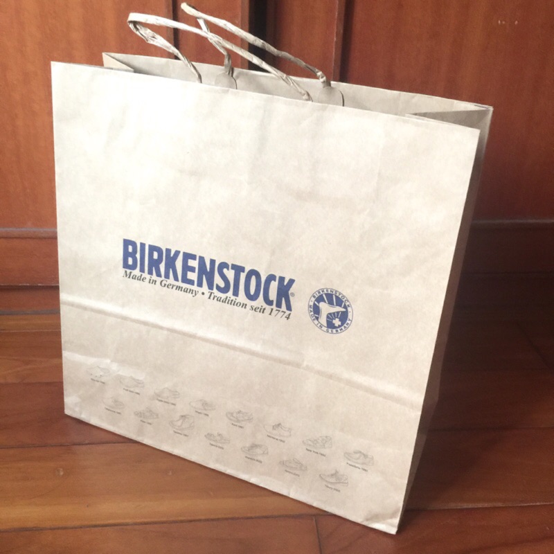 勃肯鞋 BIRKENSTOCK 紙袋/手提袋/環保袋/購物袋/禮物袋/收納袋/牛皮紙袋