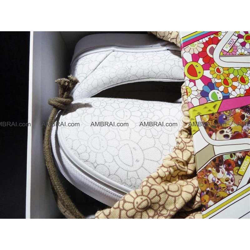 【AMBRAI.恩倍】　VAULT BY VANS X TAKASHI MURAKAMI 村上隆 藝術家 白色小花