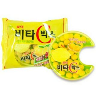 韓國必買～樂天 檸檬C糖 17.5g/盒