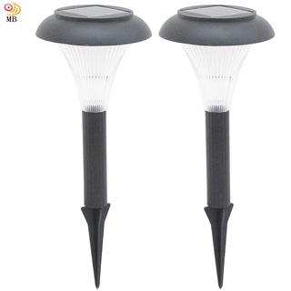 含稅廠家直營特價超值2入拉丁風太陽能燈充電自動光控白光LED庭園燈草坪燈插地燈(50012)